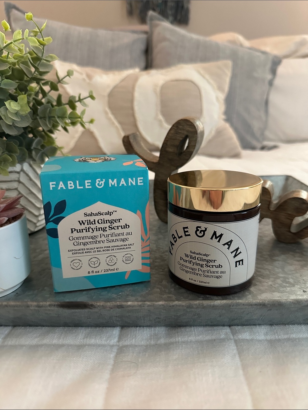 SahaScalp Wild Ginger Purifying Scrub - Fable & Mane BNIB
